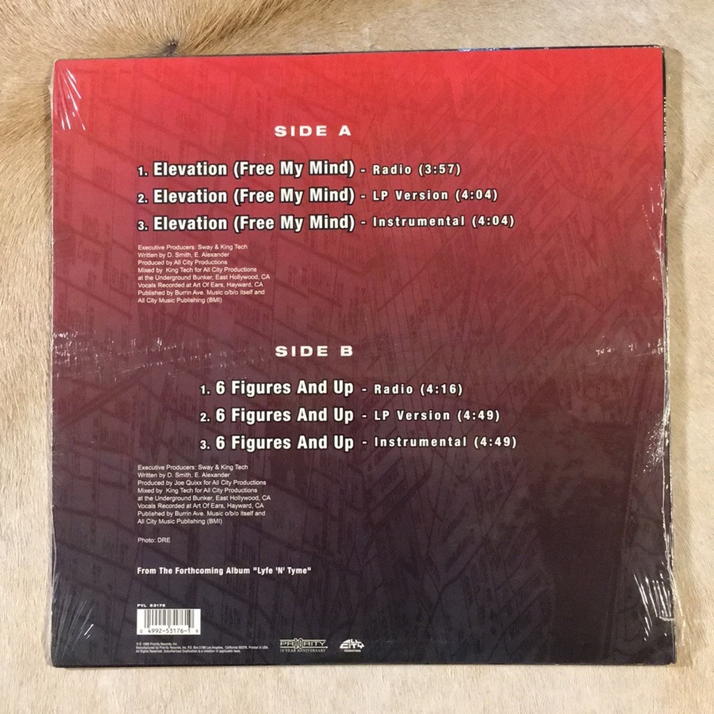 The B.U.M.S -“Elevation(Free My Mind)”12inch Vinyl - Picture 2 of 4